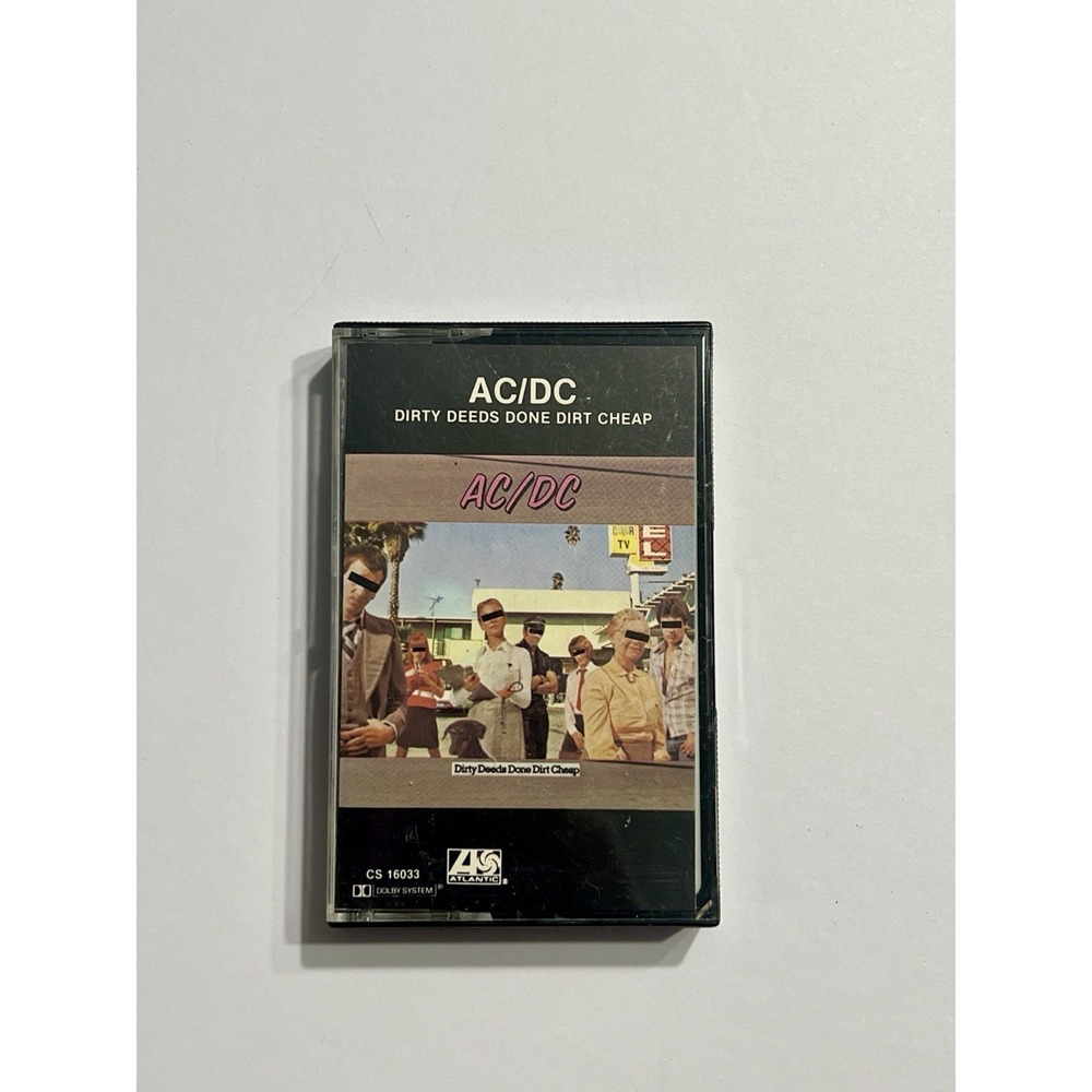 AC/DC – Dirty Deeds Done Dirt Cheap Cassette | Atlantic CS 16033 | Vintage
